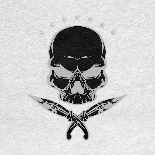 Skull & Knives by viSionDesign